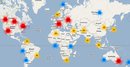 Map, Worldwide NET Cancer Awareness Day