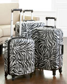 zebra luggage