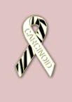 Carcinoid cancer awareness pin