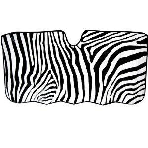 Zebra windshield sunshade