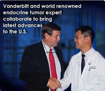 Eric Liu, MD and Dr. Kjell Oberg from Uppsala University, Sweden