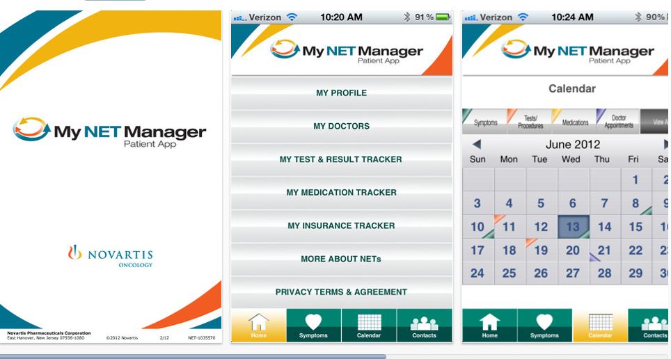 My NET Manager App for Carcinoid and Neuroendocrine Tumor Patients