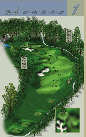 Golf Club at Chapel Ridge, North Carolina, Hole 1