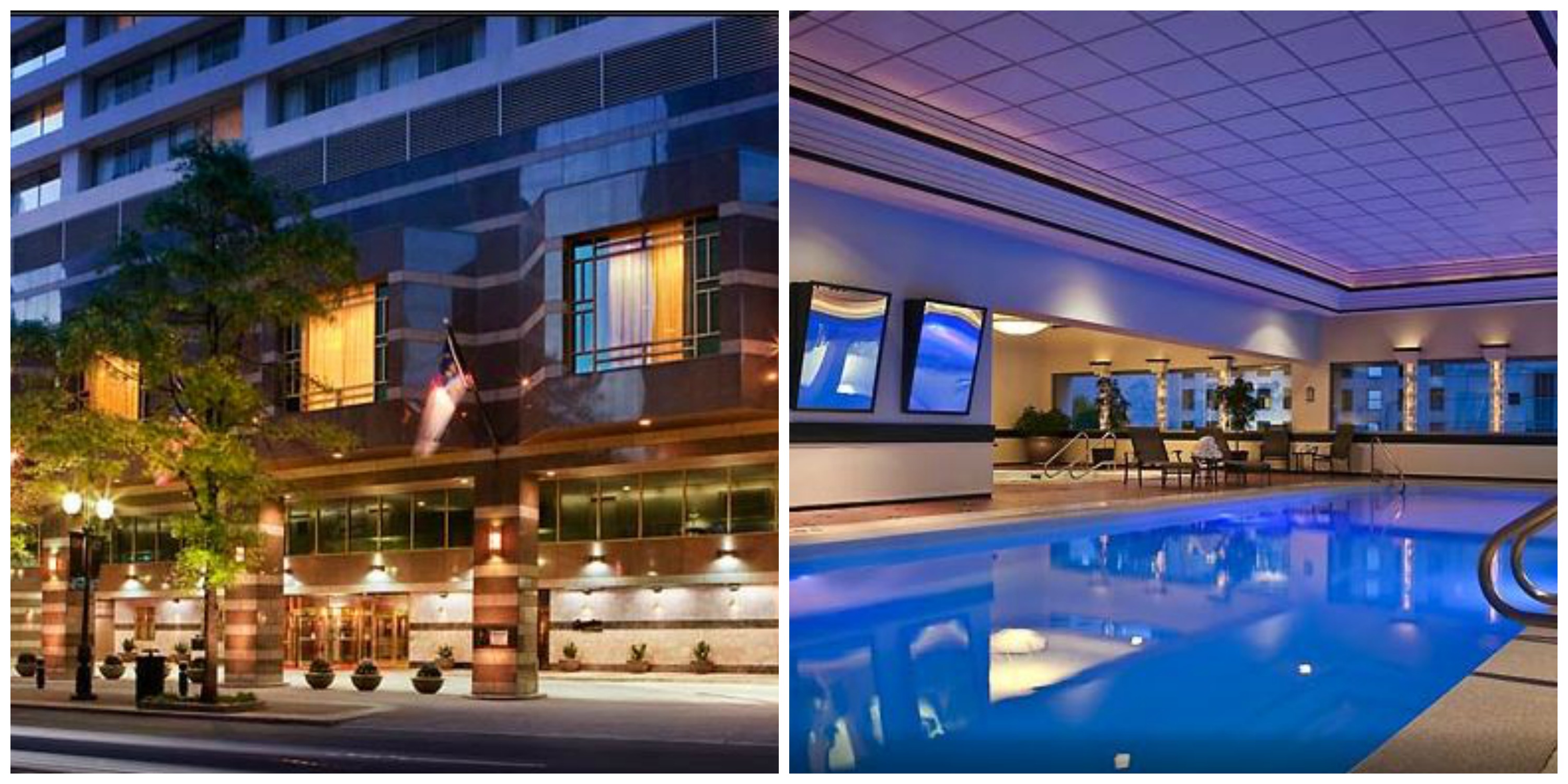 Charlotte Marriott City Center Hotel collage
