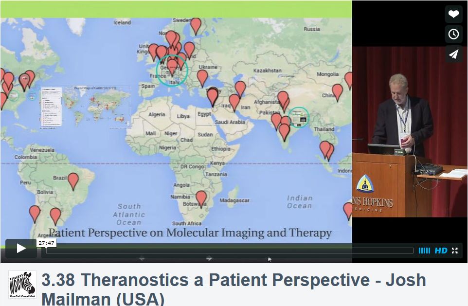 3rd Theranostics World Congress, The Patient's Perspective, Josh Mailman