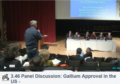 Panel Discussion, Gallium Approval in the US, Theranostics Congress, March 2015