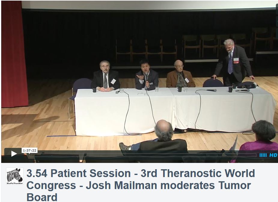 3rd Theranostics World Congress, Patient Session with Physician Panel