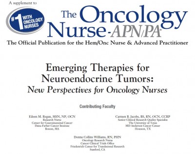CME, Emerging Therapies for Neuroendocrine Tumors_New Perspectives for Oncology Nurses