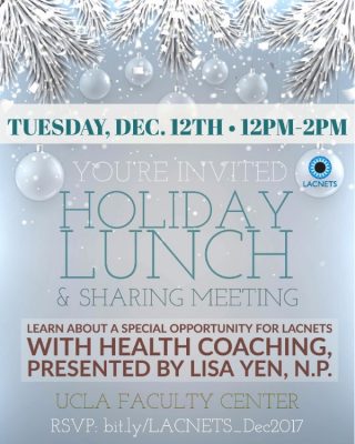 LACNETS Holiday Lunch, Dec 12, 2017