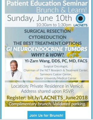 LACNETS June 10, 2018 event Yi-Zarn Wang, MD