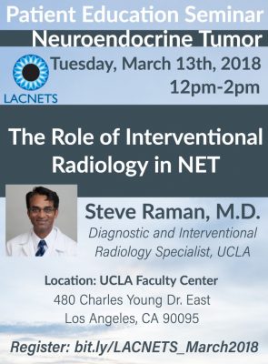 LACNETS March 13, 2018 Role of Interventional Radiology in NET