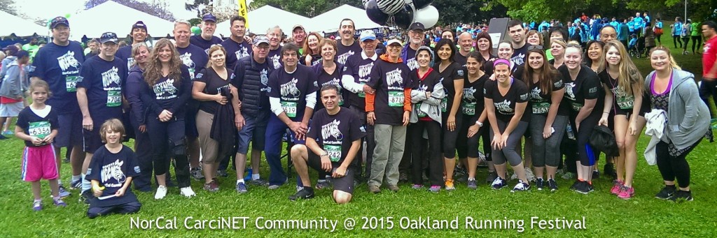 NorCal CarciNET Community team at the Oakland Running Festival 2015