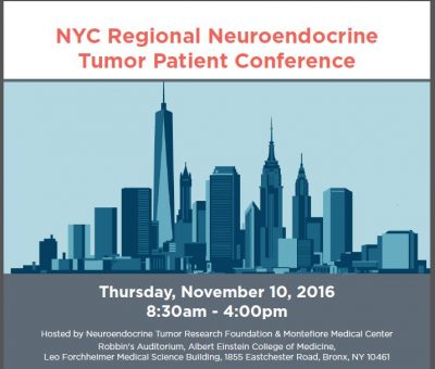 NYC Regional Neuroendocrine Tumor Patient Conference Nov. 10 2016