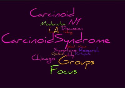 Carcinoid Syndrome Focus Groups wordcloud 2