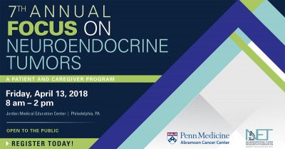 NETRF_Penn_Neuroendocrine Conference, April 13, 2018