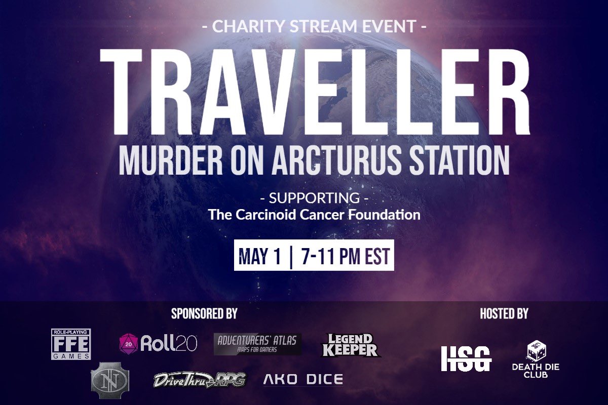 Traveller Chairty Event, May 1, 2020