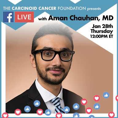 CCF Facebook LIVE Announcement Lunch with Experts Jan 28 Aman Chauhan, MD