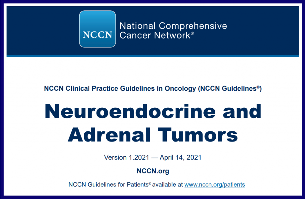 NCCN Guidelines, Neuroendocrine and Adrenal Tumors_2