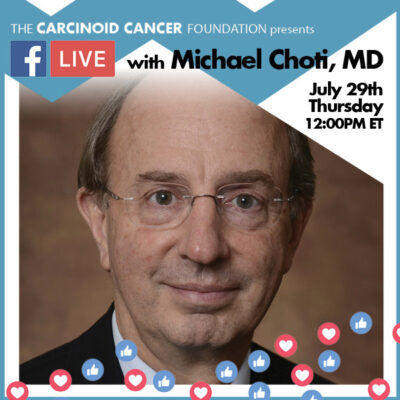CCF Facebook LIVE Announcement Lunch with Experts Michael Choti MD July 29 (002)