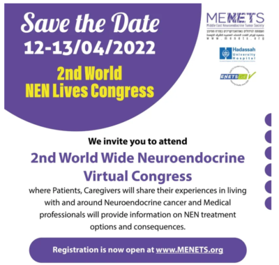 MENETS World Wide Neuroendocrine Virtual Congress April 12-13, 2022